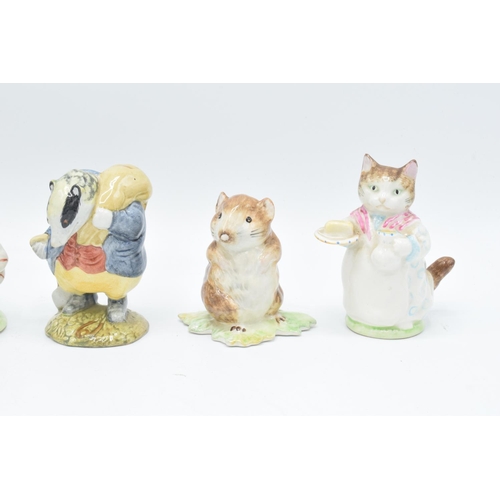 254 - Beswick Beatrix Potter figures to include Tommy Brock, Mrs Tittlemouse, Rebecca Puddle-duck, Ribby a... 