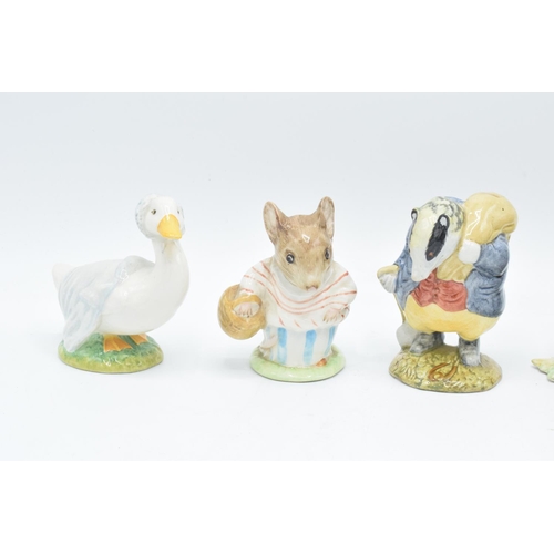 254 - Beswick Beatrix Potter figures to include Tommy Brock, Mrs Tittlemouse, Rebecca Puddle-duck, Ribby a... 