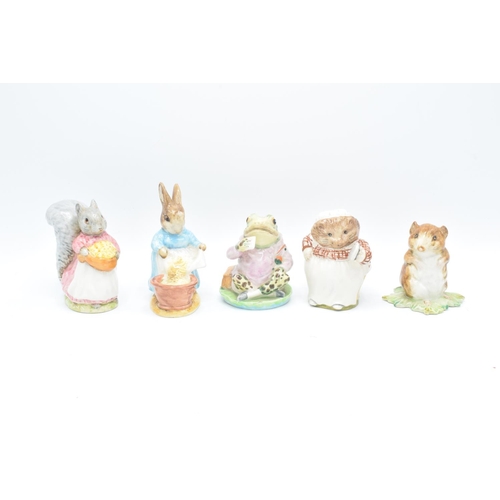 256 - Beswick Beatrix Potter figures to include Jeremy Fisher, Goody Tiptoes, Tommy Willie, Mrs Tiggywinkl... 