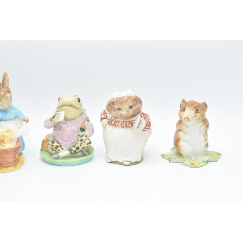 256 - Beswick Beatrix Potter figures to include Jeremy Fisher, Goody Tiptoes, Tommy Willie, Mrs Tiggywinkl... 