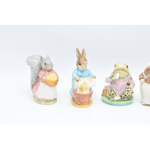 256 - Beswick Beatrix Potter figures to include Jeremy Fisher, Goody Tiptoes, Tommy Willie, Mrs Tiggywinkl... 