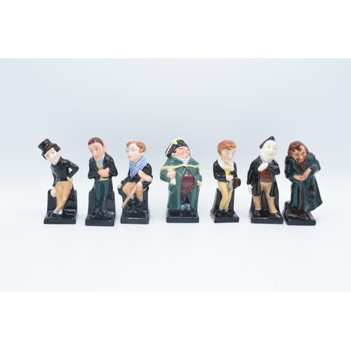 257 - Royal Doulton Dickens figures to include Jingle, Tiny Tim, Uriah Heep, Mr Bumble, Fagin, Pecksniff a... 