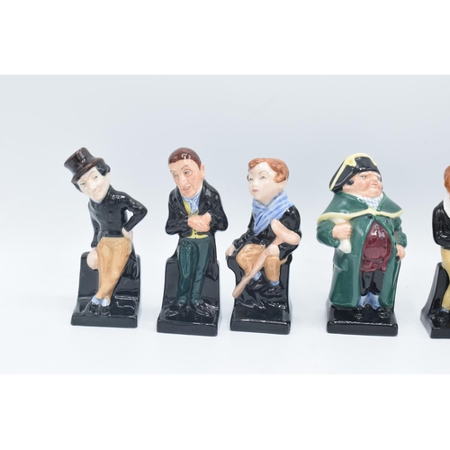 257 - Royal Doulton Dickens figures to include Jingle, Tiny Tim, Uriah Heep, Mr Bumble, Fagin, Pecksniff a... 