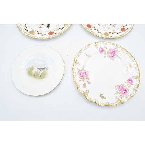 71 - A collection of Royal Crown Derby plates to include 2 x 22cm Asian Rose, 20cm Royal Pinxton Roses an... 