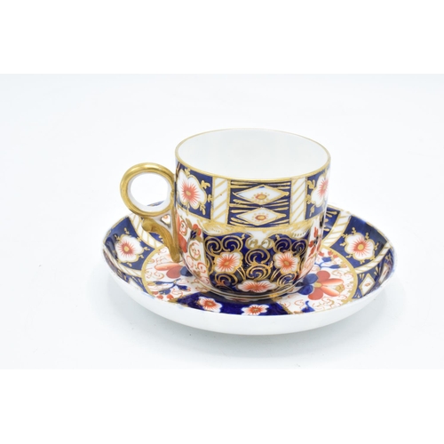 73 - Royal Crown Derby early 20th century Imari cups and saucers (2 duos) All first quality. Both sets ha... 