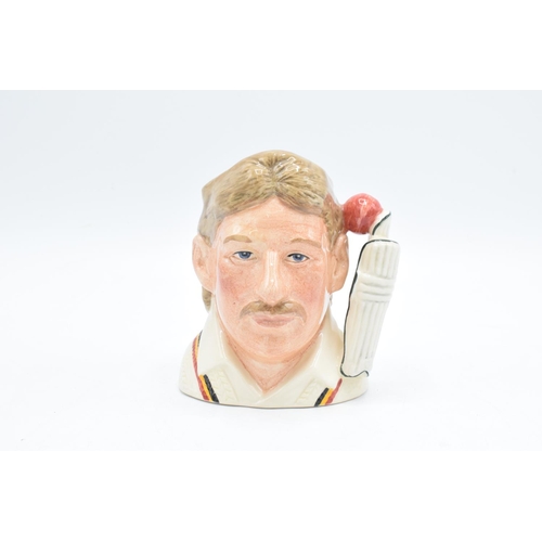 88 - Small Royal Doulton character jug Ian Botham D7091. In good condition with no obvious damage or rest... 