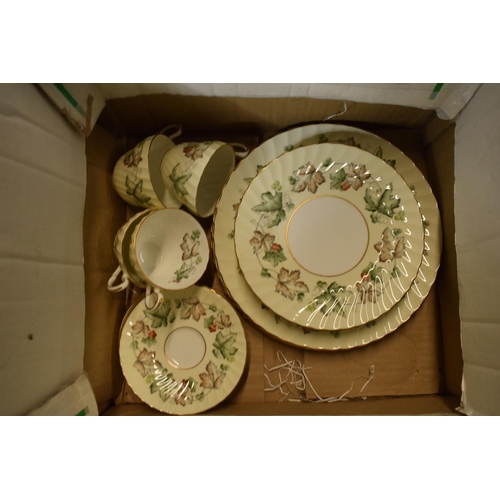 16 - A collection of Foley Avondale tea ware to include 4 duos, 1 spare saucer, 6 8'' side plates and 3 1... 