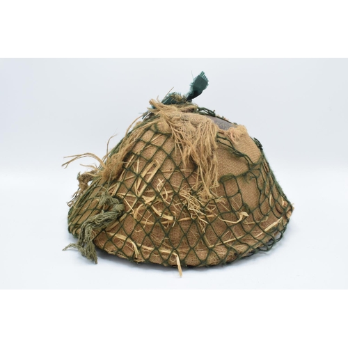 261 - British Army covered helmet Rem MK IV 1957