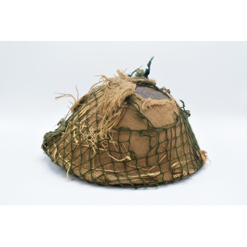 261 - British Army covered helmet Rem MK IV 1957