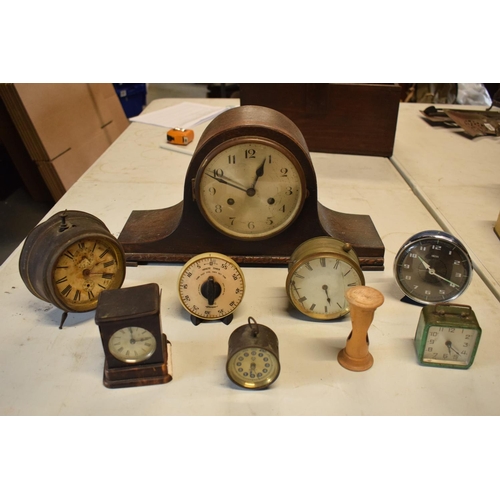 285 - A collection of clocks and timers to include Smiths, BUCC, mantle clocks etc. All assumed spares/rep... 