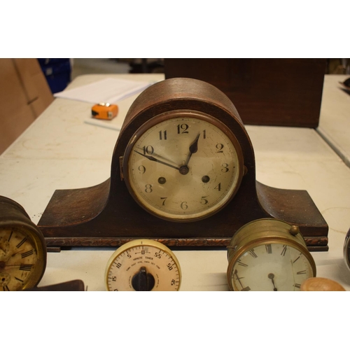 285 - A collection of clocks and timers to include Smiths, BUCC, mantle clocks etc. All assumed spares/rep... 