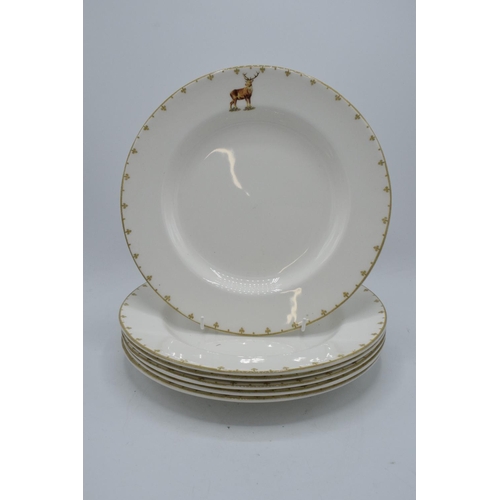 29 - A collection of 6 Spode 27cm diameter dinner plates in the Glen Lodge design (6). In good condition ... 