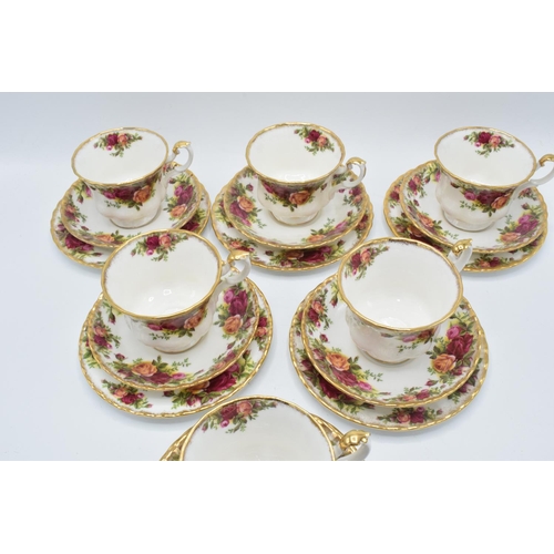 57 - Royal Albert trios in the Old Country Roses design (6 trios). In good condition with no obvious dama... 