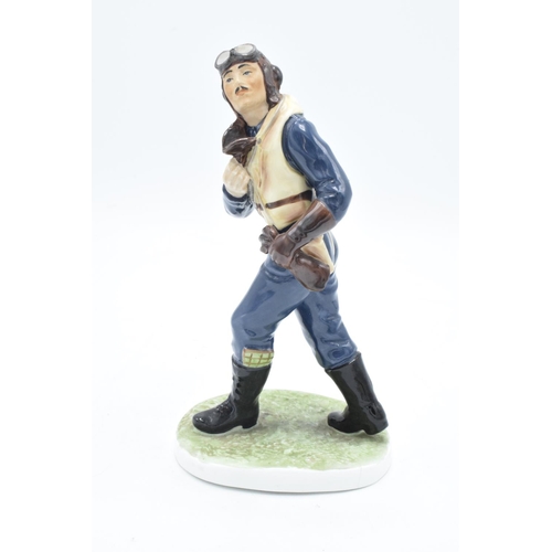 67 - Coalport limited edition figure Airman, 289/1500. In good condition but there is a hairline crack to... 