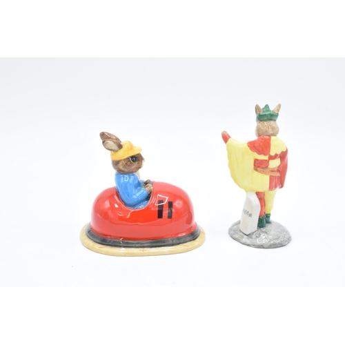 77 - Royal Doulton Bunnykins figures to include Dodgem DB249 1456/2500 and Minstrel DB211 253/2500 (2). I... 