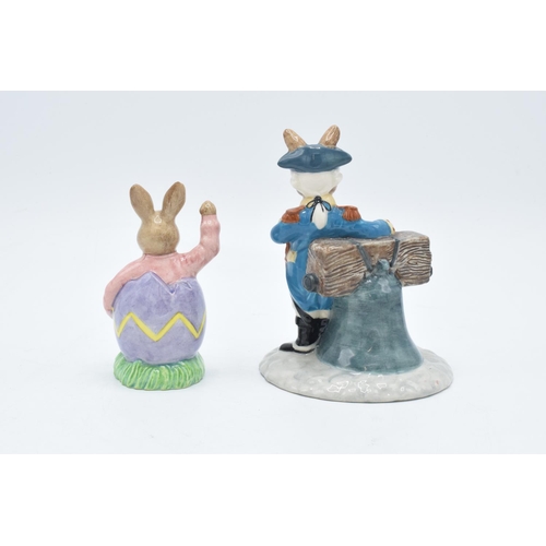 79 - Royal Doulton Bunnykins figures to include Easter Surprise DB225 194/2500 and Liberty Bell DB257 158... 