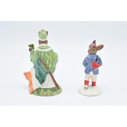 80 - Royal Doulton Bunnykins figures to include Boy Skater DB187 2438/2500 and St Patrick Db397 898/1000.... 