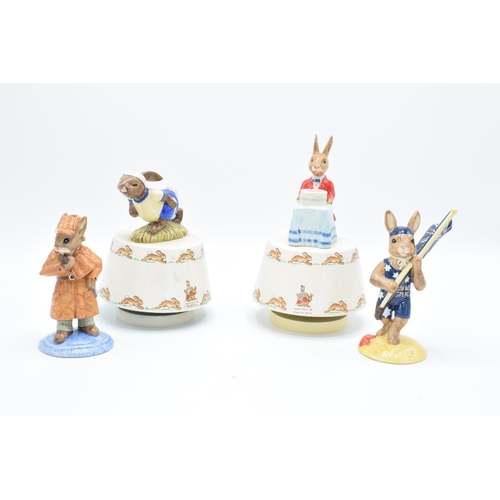 83 - Royal Doulton Bunnykins figures to include Detective DB193, Federation DB224 and musical examples to... 