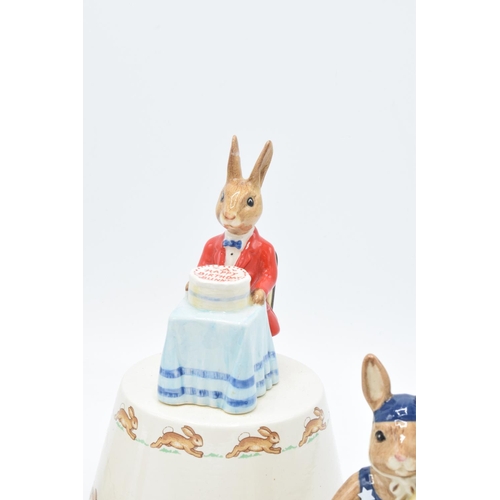 83 - Royal Doulton Bunnykins figures to include Detective DB193, Federation DB224 and musical examples to... 