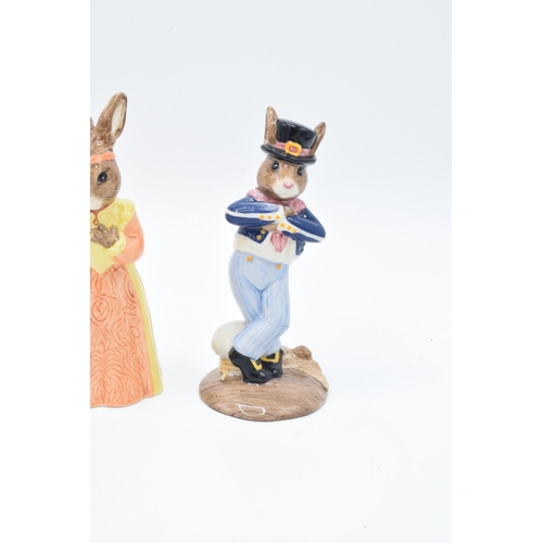 84 - Royal Doulton Bunnykins figures to include Susan DB83, Schoolmaster DB60, Be Prepared DB56, Little J... 