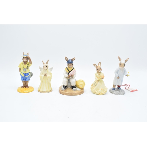 87 - Royal Doulton Bunnykins figures to include Deep Sea Diver DB273,  Angel DB196, Tourist DB190, Brides... 