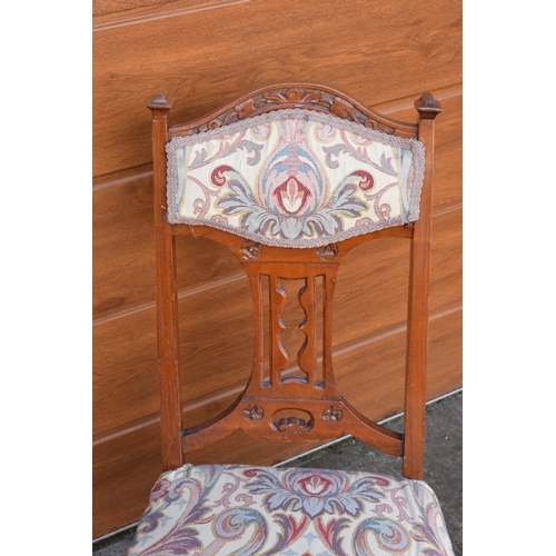 326 - Edwardian upholstered nursing chair