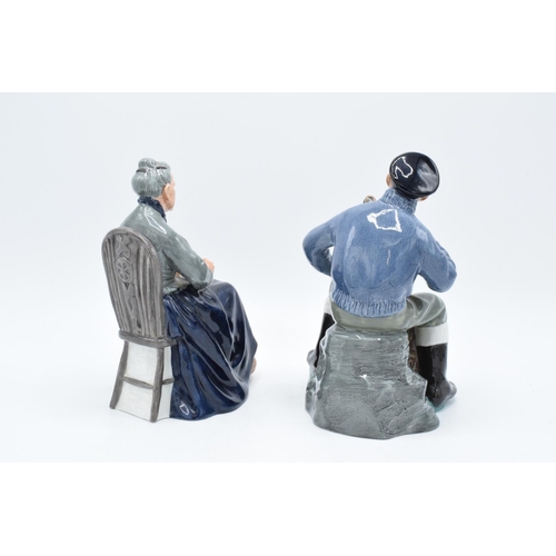 118 - Royal Doulton character figures The Cup of Tea HN2322 and the Lobsterman HN2317 (both seconds) (2). ... 