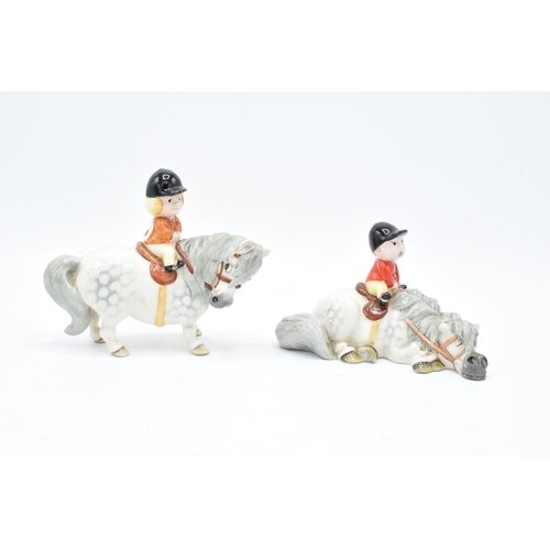 164 - Beswick Thelwells to include Kickstart and Angel on Horseback (2). In good condition with no obvious... 