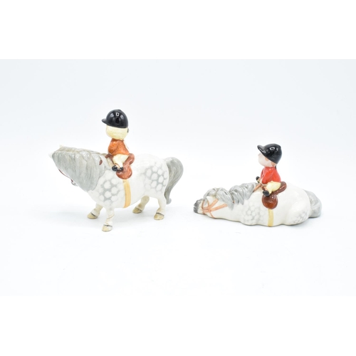 164 - Beswick Thelwells to include Kickstart and Angel on Horseback (2). In good condition with no obvious... 