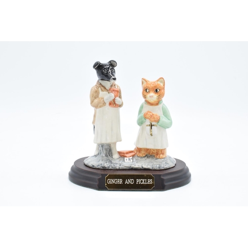 172 - Beswick Beatrix Potter tableau Ginger and Pickles P3790. Number 2279 of 2750. With box, plinth and c... 