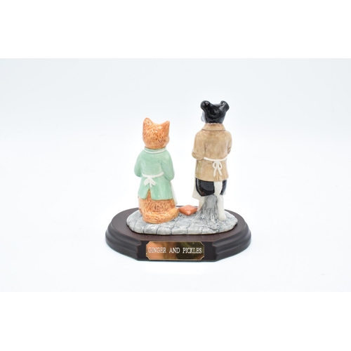 172 - Beswick Beatrix Potter tableau Ginger and Pickles P3790. Number 2279 of 2750. With box, plinth and c... 