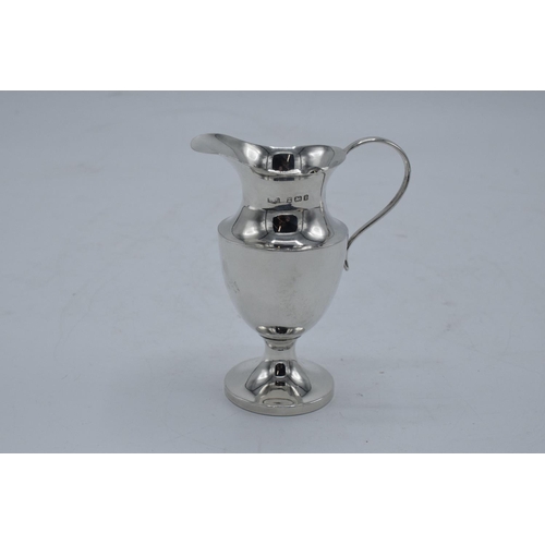 205 - Small Silver jug Birmingham 1905, 38.2 grams. 9.5cm tall. In good condition