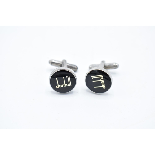 245 - A pair of Alfred Dunhill cufflinks in the original presentation box. In used condition