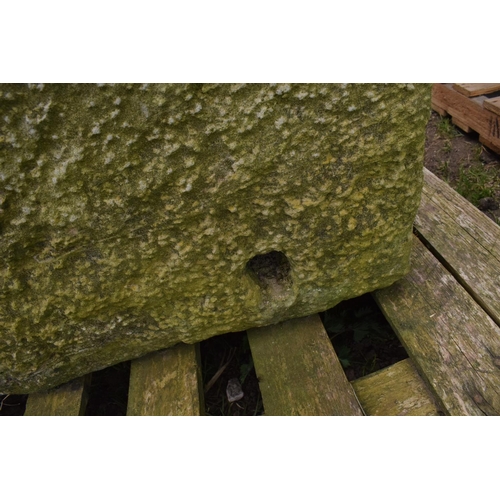 318 - A 19th century sandstone trough / planter. max dimensions are approximately 114 x 79 x 43cm. There i... 