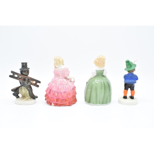 39 - A collection of figures to include Royal Doulton Rose HN1368, Penny HN2338 (2nd) and Goebel/ Hummel ... 