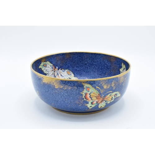 4 - Rialto Ware pottery bowl with butterflies decoration. In good condition with no obvious damage or re... 