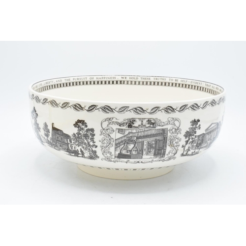 77 - A Wedgwood 'The Liberty Bowl' together with a framed print of Wedgwood Urn 'The Wedgwood Archive' (2... 