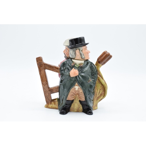 109 - Royal Doulton Double sided character jug tea pot Gamekeeper and Poacher D7175, number 467 of 1500. I... 