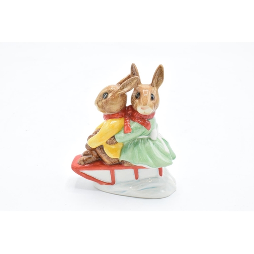 117 - Royal Doulton figure Billie and Buntie Bunnykins Sleigh Ride DB81. Special colourway for a Special E... 