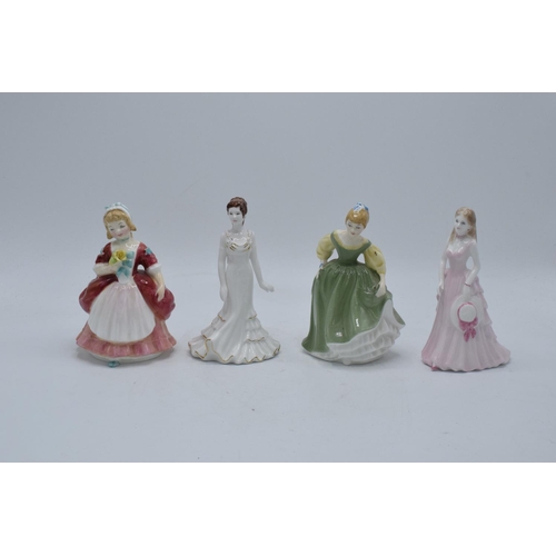 126 - A collection of lady figures to include Royal Doulton Valerie HN2107 (boxed), Fair Maiden HN2211 tog... 