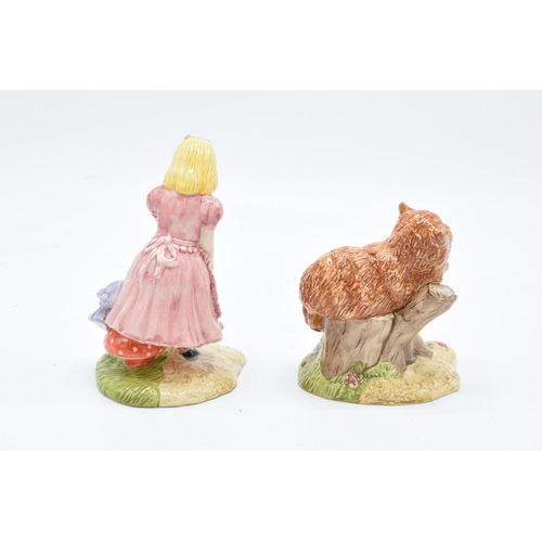 162 - Beswick Ware pair of figures to include Alice LC002 and the Cheshire Cat LC003(2). With boxes and ce... 