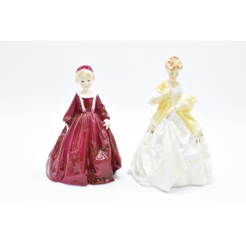 174 - Royal Worcester figures to include Grandmother's Dress 3081 and First Dance 3629, both modelled by F... 