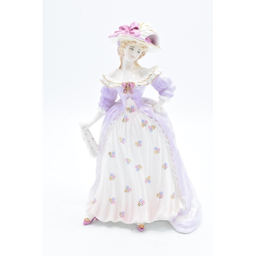 186 - Coalport lady figure Mrs Fitzherbert from the Femmes Fatales series. 689 of 12,500. In good conditio... 