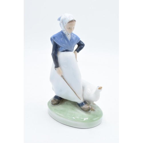 187 - Royal Copenhagen figure Goose Girl 528. In good condition with no obvious damage or restoration. 19c... 