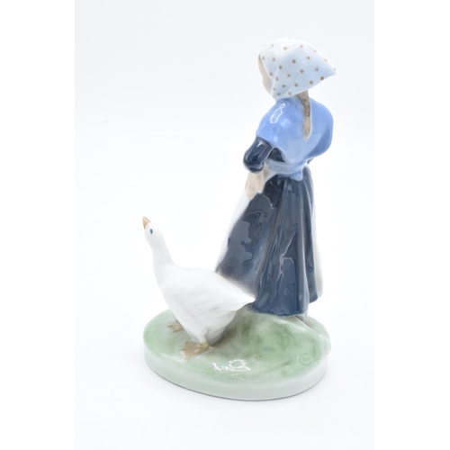 187 - Royal Copenhagen figure Goose Girl 528. In good condition with no obvious damage or restoration. 19c... 