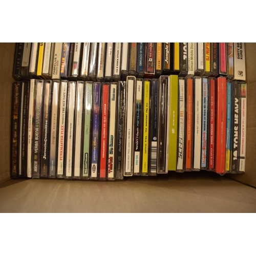 196 - A large collection of cased CDs to mainly include genres such as dance/techno (approx 100) to includ... 