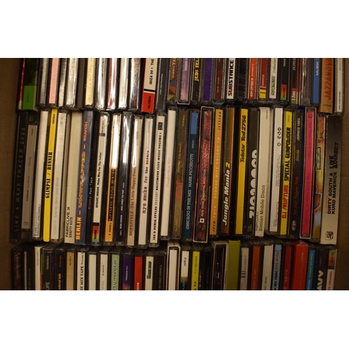 196 - A large collection of cased CDs to mainly include genres such as dance/techno (approx 100) to includ... 