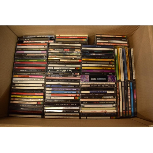 197 - A large collection of cased CDs to include various genres such as 70s, 80s, 90s, 00s etc (approx 100... 