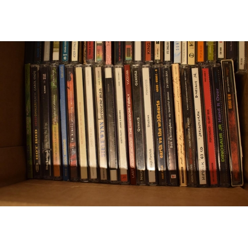 198 - A large collection of cased CDs to include various genres such as indie rock, alternative and others... 