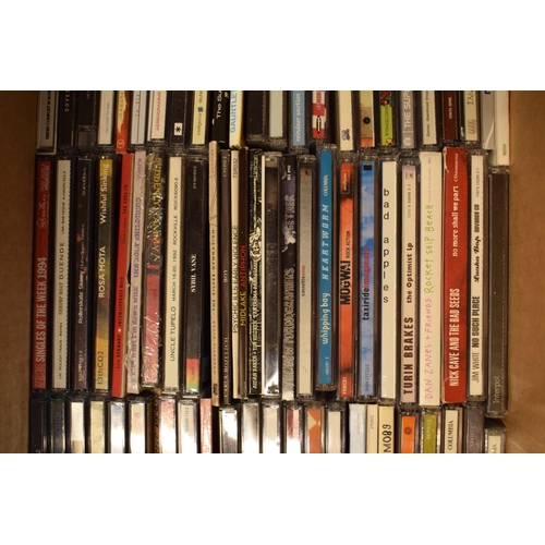 198 - A large collection of cased CDs to include various genres such as indie rock, alternative and others... 